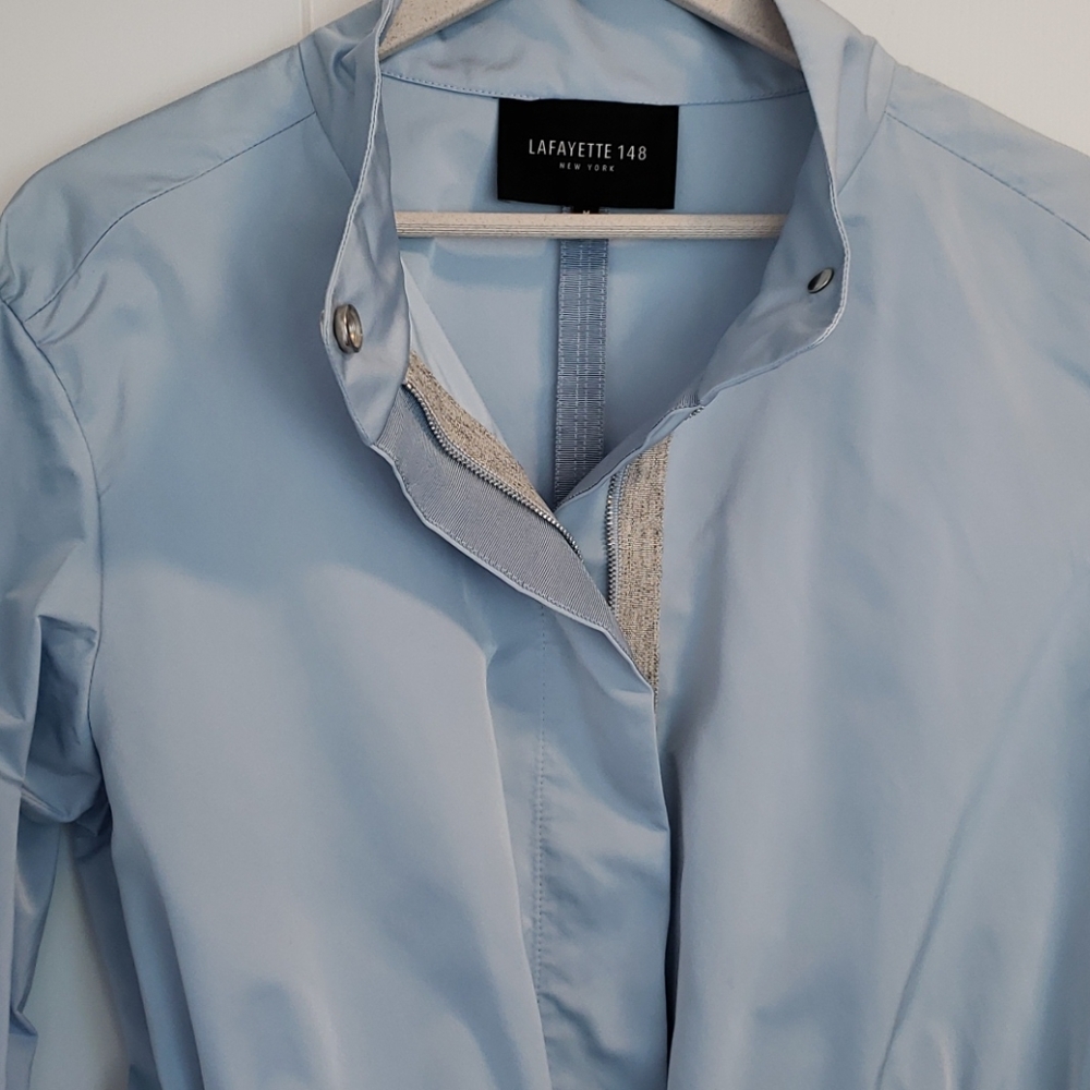 New Lafayette 148 New York Cinch Waist Jacket Sz M